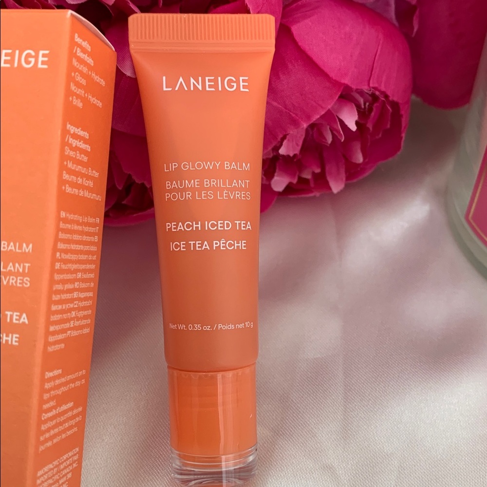 LANEIGE Lip Glowy Balm - Peach Iced Tea - Picture 2 of 2